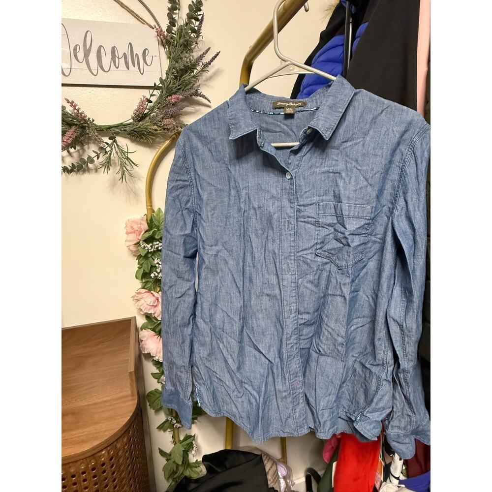 Tommy Bahama button down top - image 1